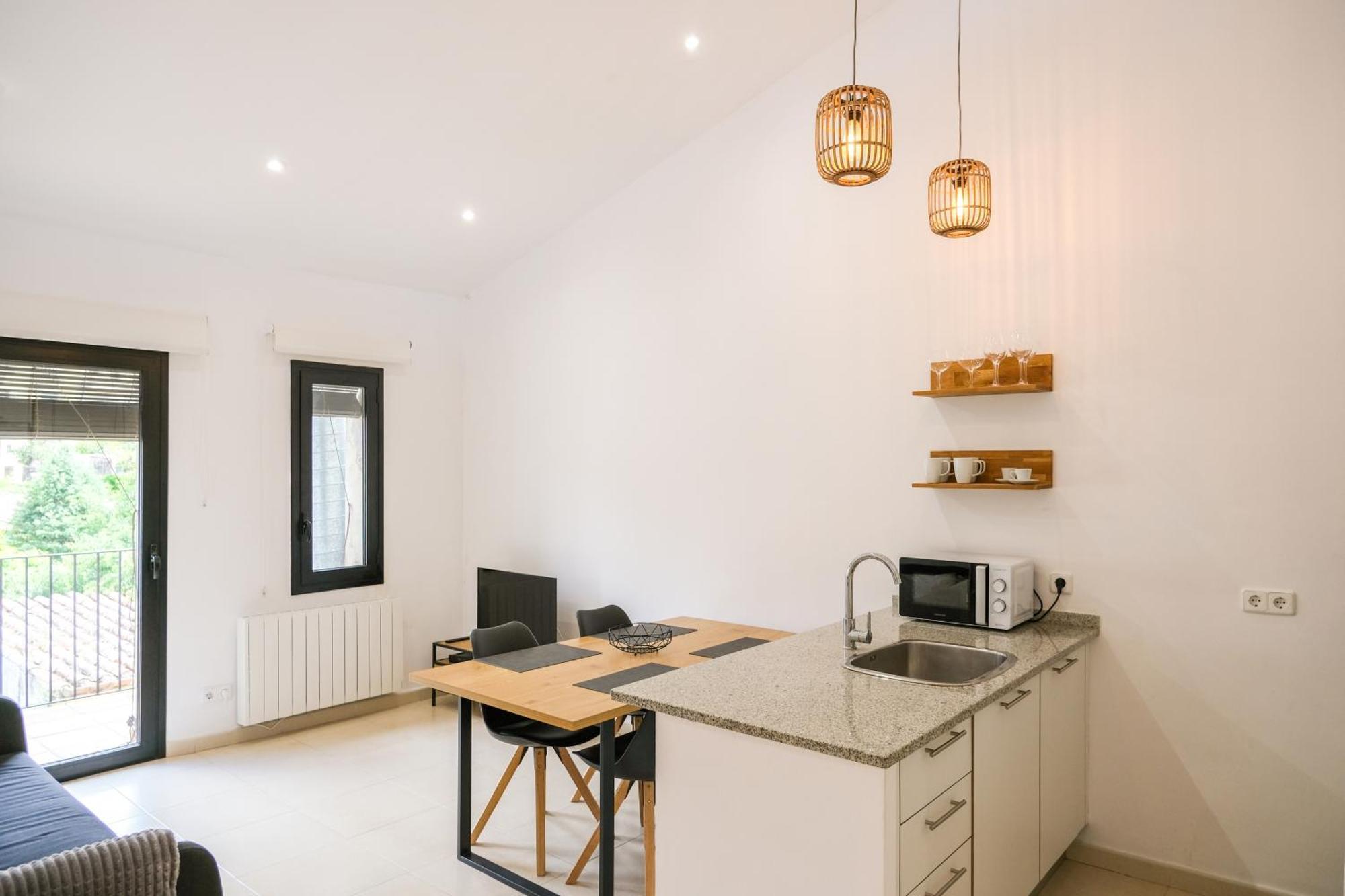 Ca Leudald 3 Apartamento En Besalu Con Terraza Екстериор снимка