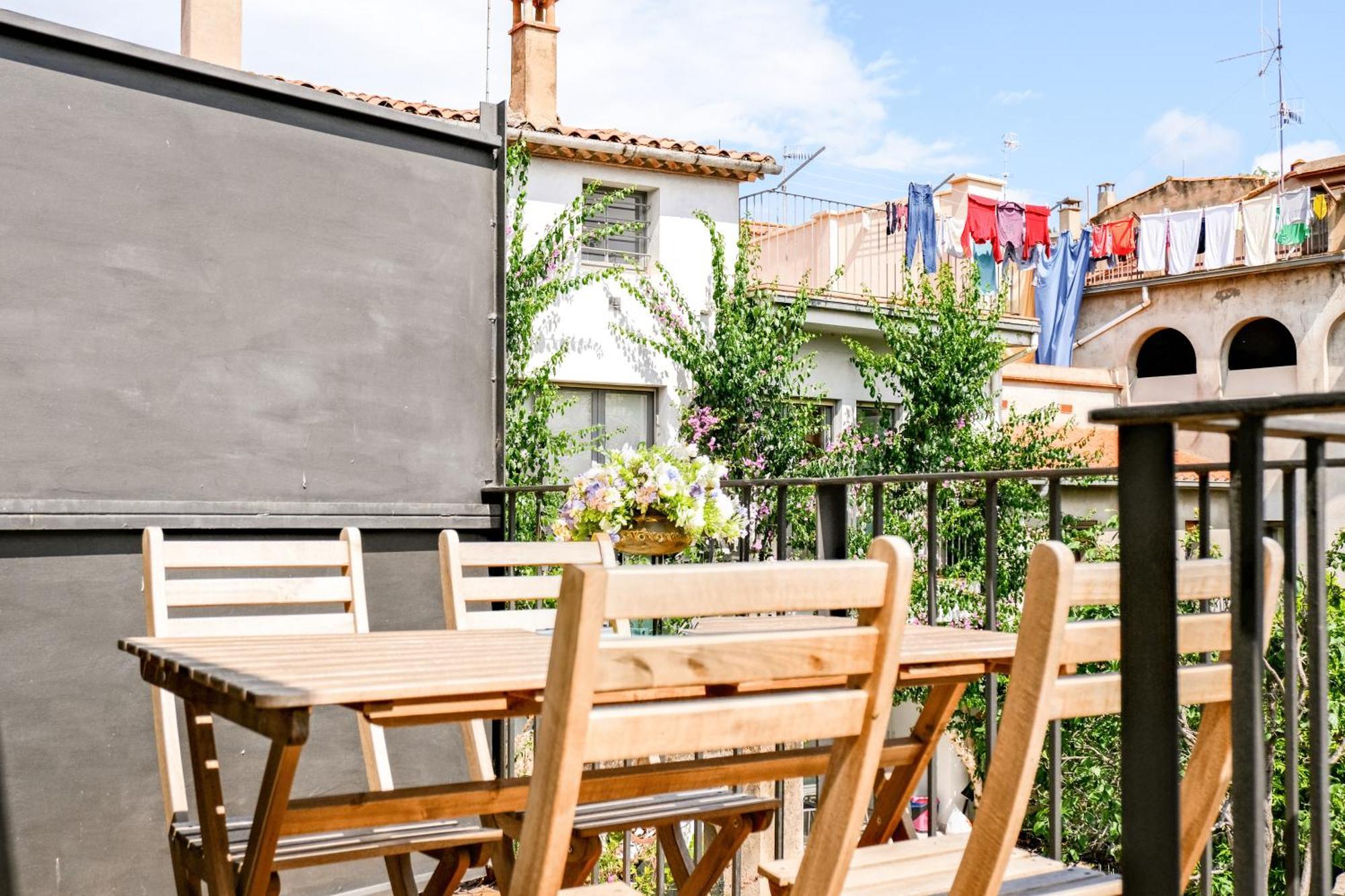 Ca Leudald 3 Apartamento En Besalu Con Terraza Екстериор снимка