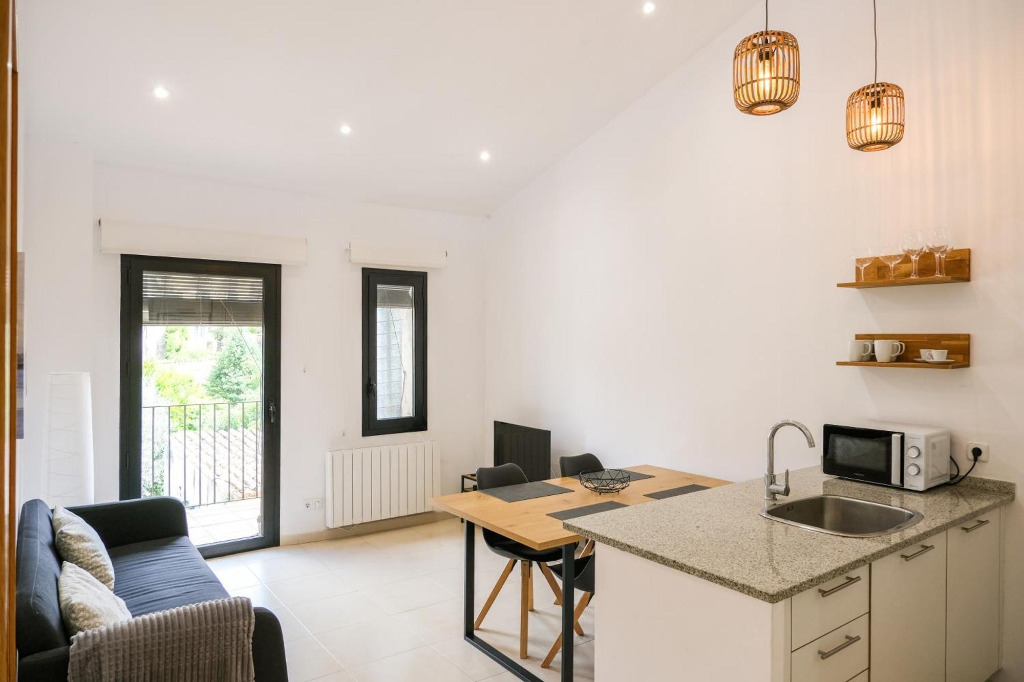 Ca Leudald 3 Apartamento En Besalu Con Terraza Екстериор снимка